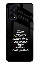 FRIENDS Dialogue Realme X7 Pro Glass Case Back Cover by Casekaro