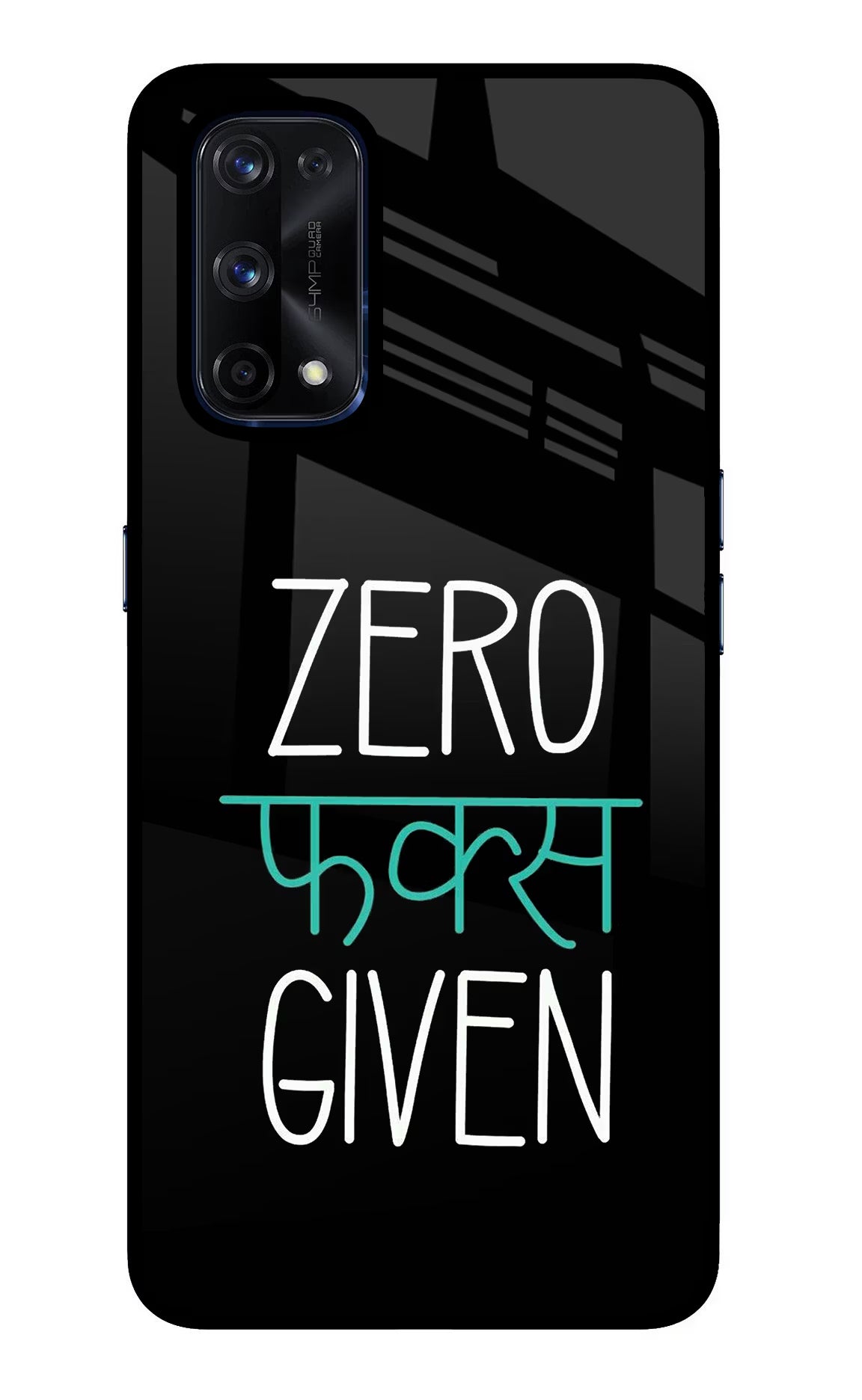 Zero Fucks Given Realme X7 Pro Glass Case