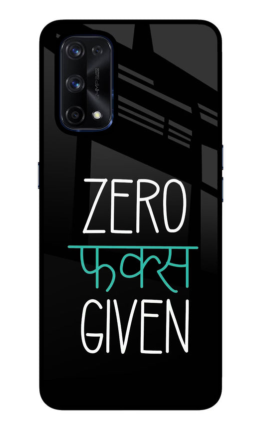 Zero Fucks Given Realme X7 Pro Glass Case