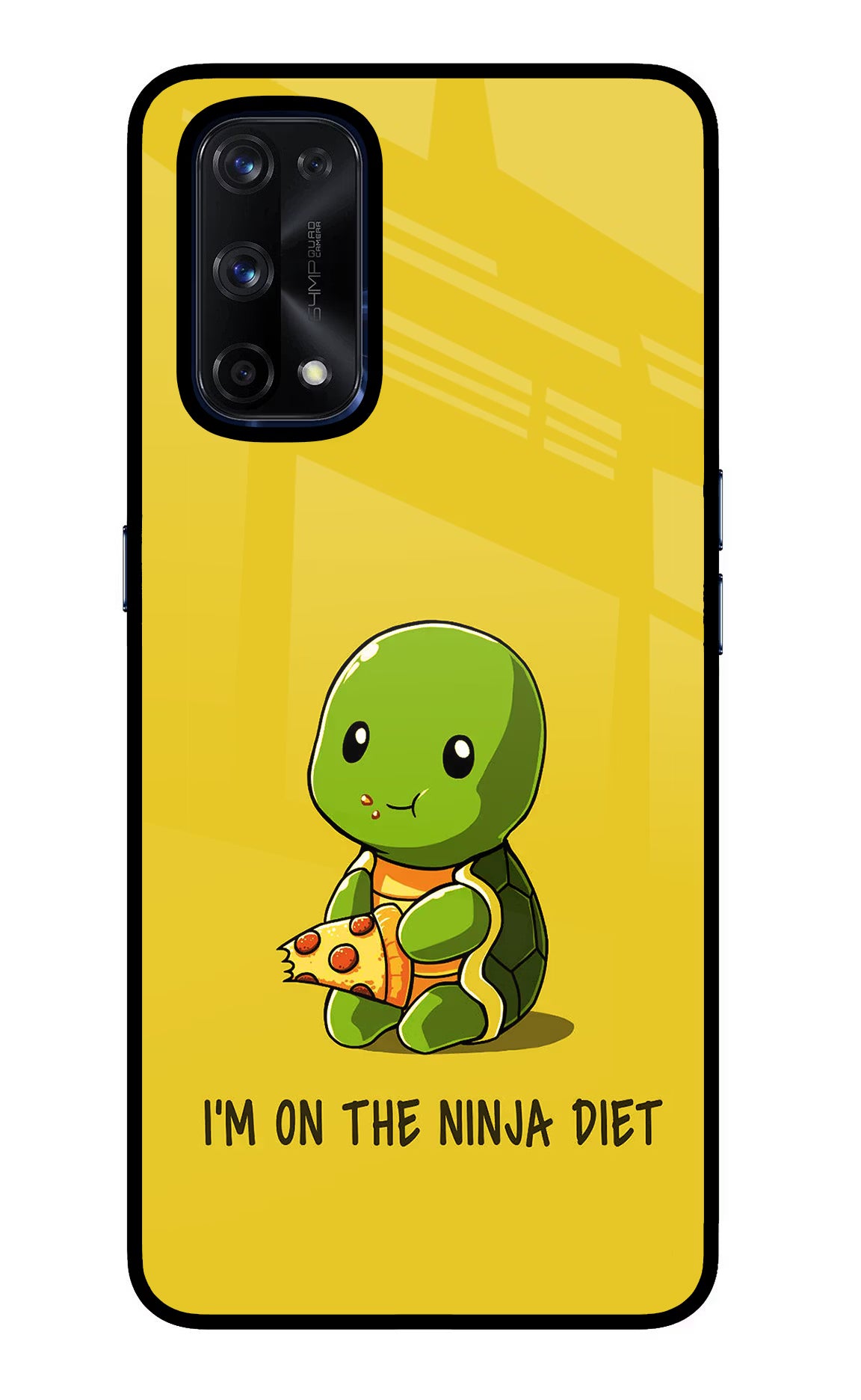 I'm on Ninja Diet Realme X7 Pro Glass Case Back Cover by Casekaro