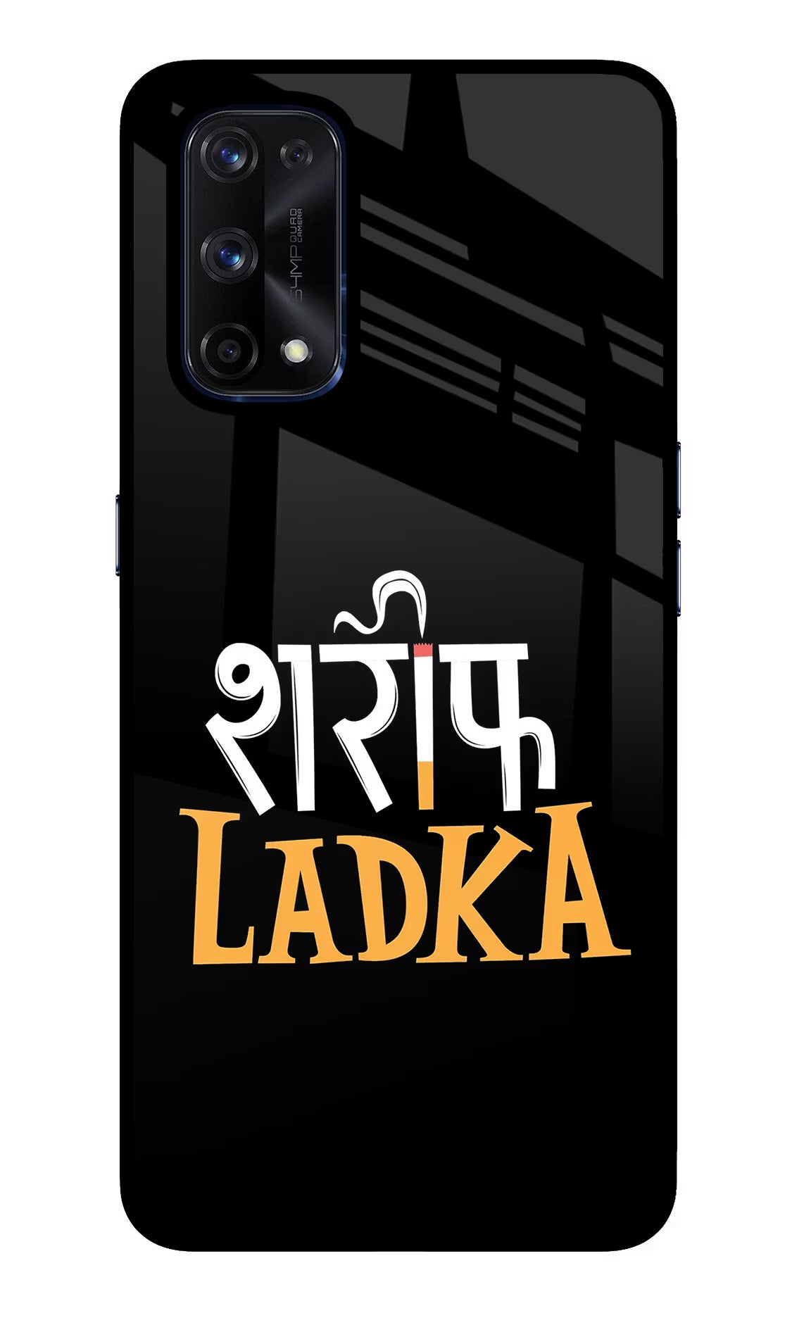 Shareef Ladka Realme X7 Pro Glass Case Back Cover by Casekaro