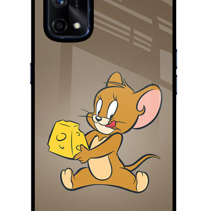 Jerry Realme X7 Pro Glass Case Back Cover by Casekaro