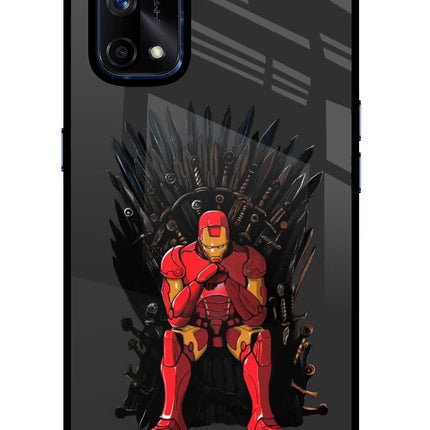 Ironman Throne Realme X7 Pro Glass Case Back Cover by Casekaro