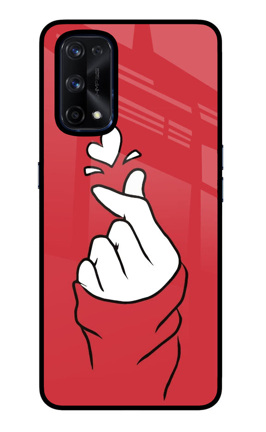 Korean Love Sign Realme X7 Pro Glass Case