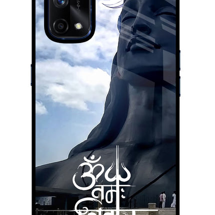 Om Namah Shivay Realme X7 Pro Glass Case Back Cover by Casekaro