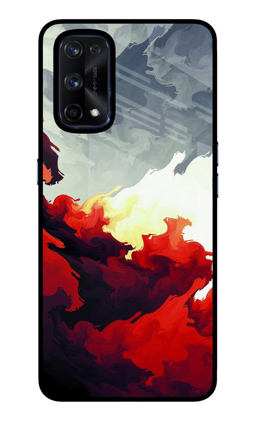 Fire Cloud Realme X7 Pro Glass Case