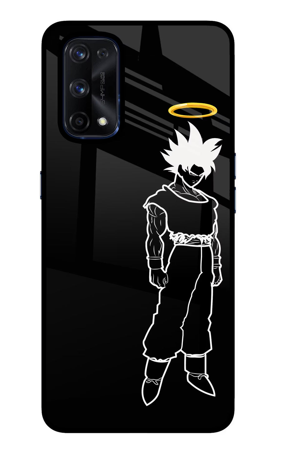 DBS Character Realme X7 Pro Back Cover, Glass case