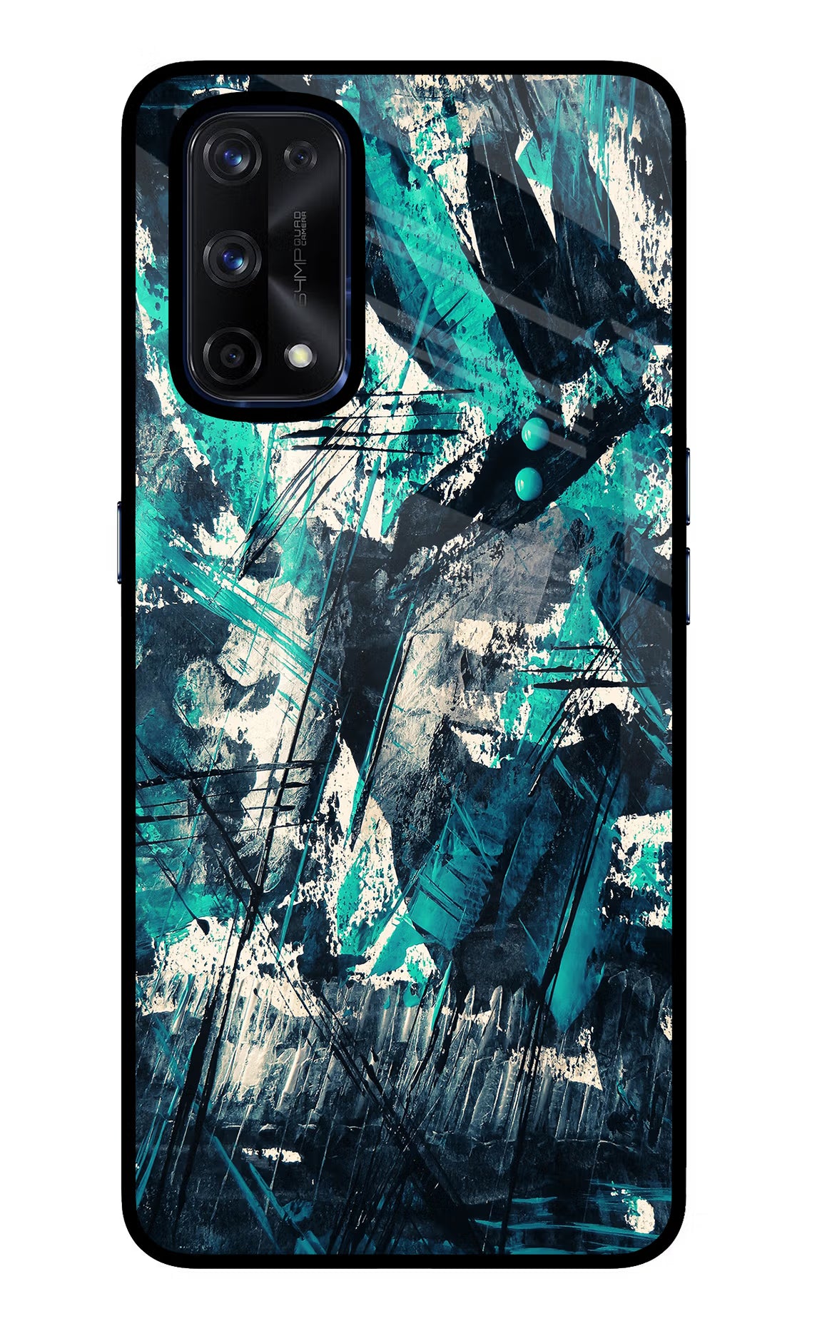 Artwork Realme X7 Pro Glass Case Back Cover by Casekaro