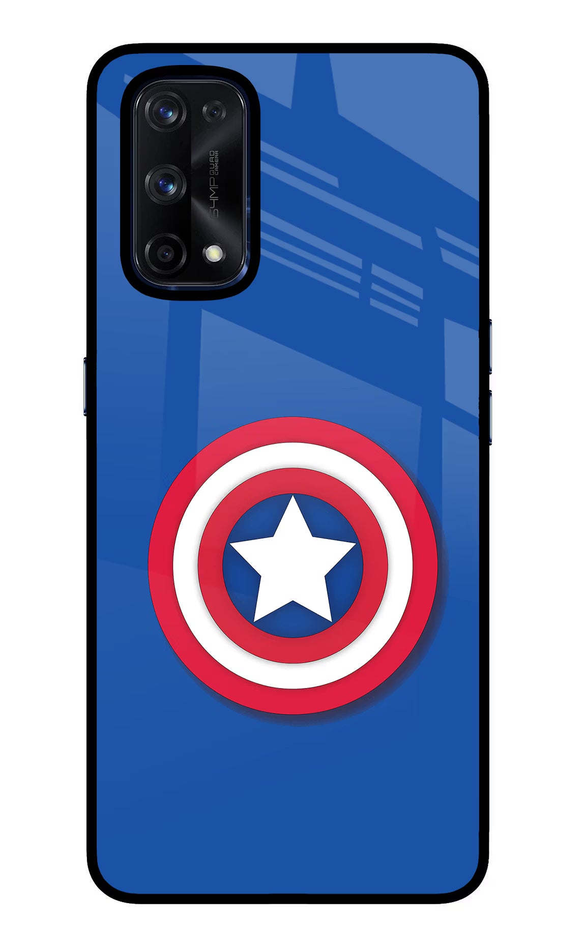 Shield Realme X7 Pro Glass Case Back Cover by Casekaro