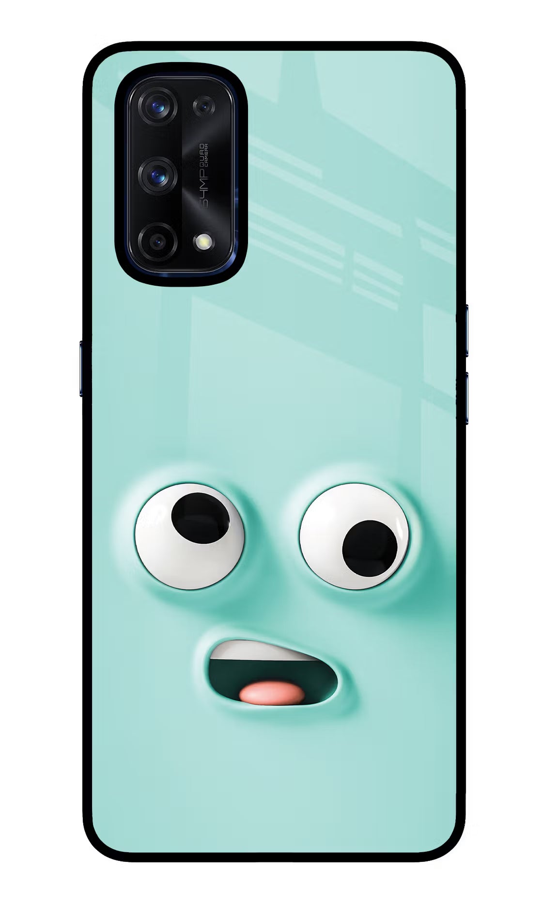 Funny Cartoon Realme X7 Pro Glass Case Back Cover by Casekaro