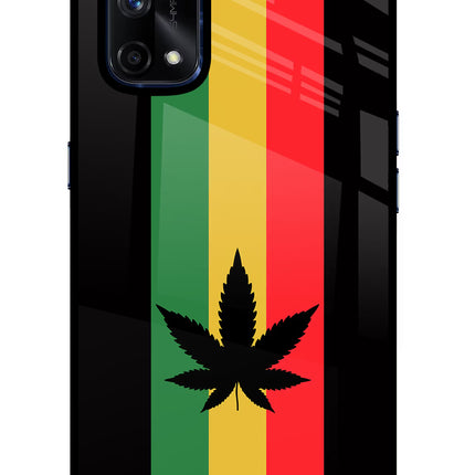 Weed Flag Realme X7 Pro Glass Case Back Cover by Casekaro