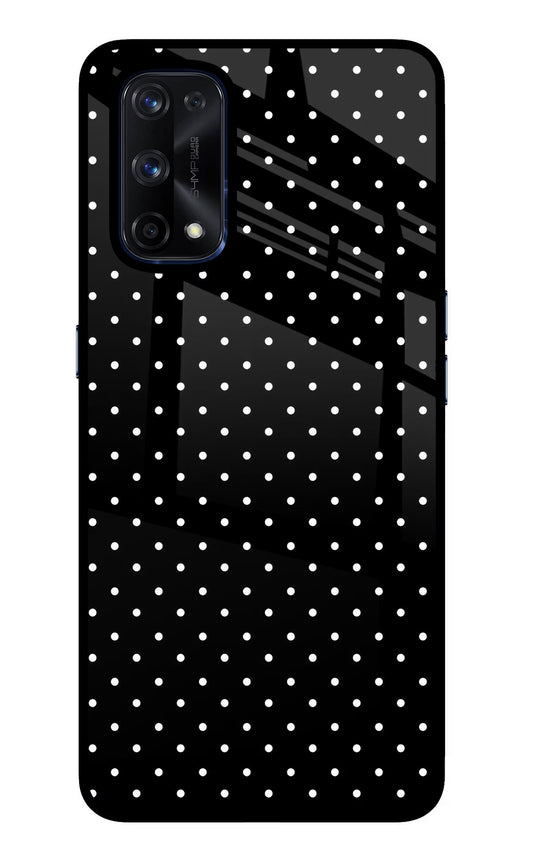 White Dots Realme X7 Pro Glass Case