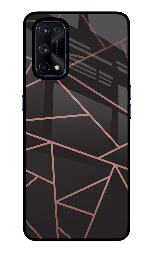 Geometric Pattern Realme X7 Pro Glass Case