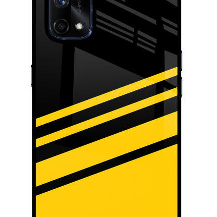 Yellow Shades Realme X7 Pro Glass Case Back Cover by Casekaro