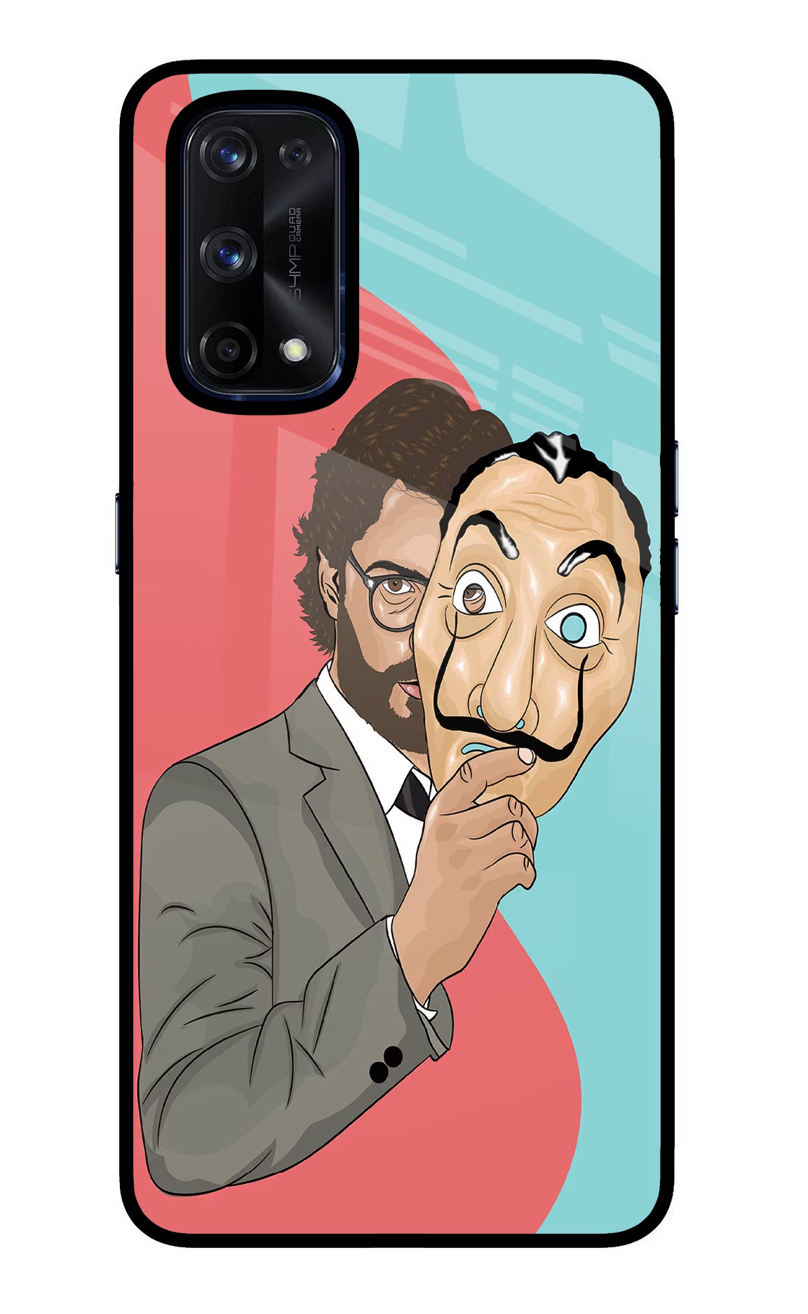 Professor Realme X7 Pro Glass Case Back Cover by Casekaro