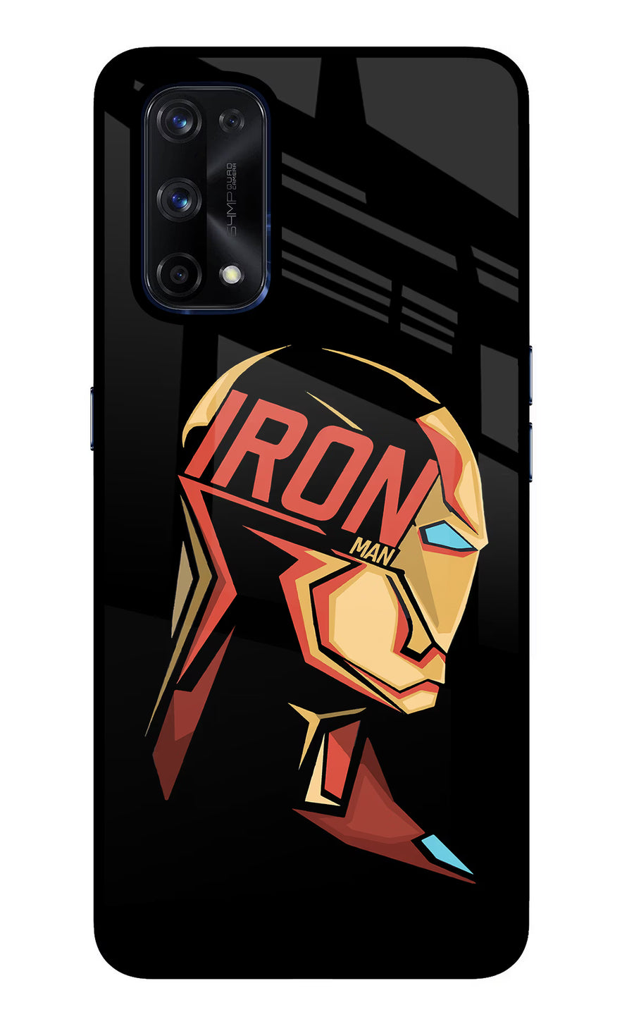 IronMan Realme X7 Pro Back Cover, Glass case