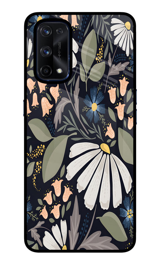 Flowers Art Realme X7 Pro Glass Case