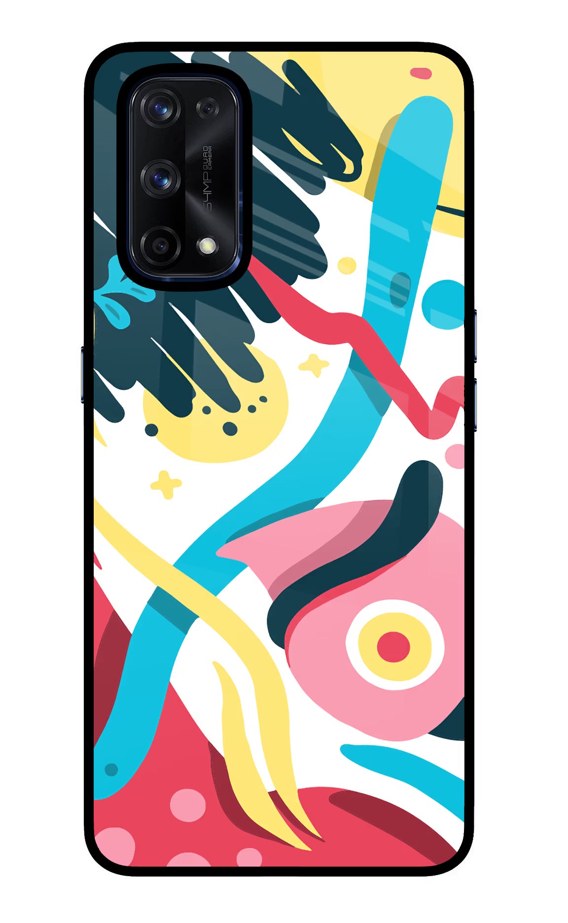 Trippy Realme X7 Pro Glass Case Back Cover by Casekaro