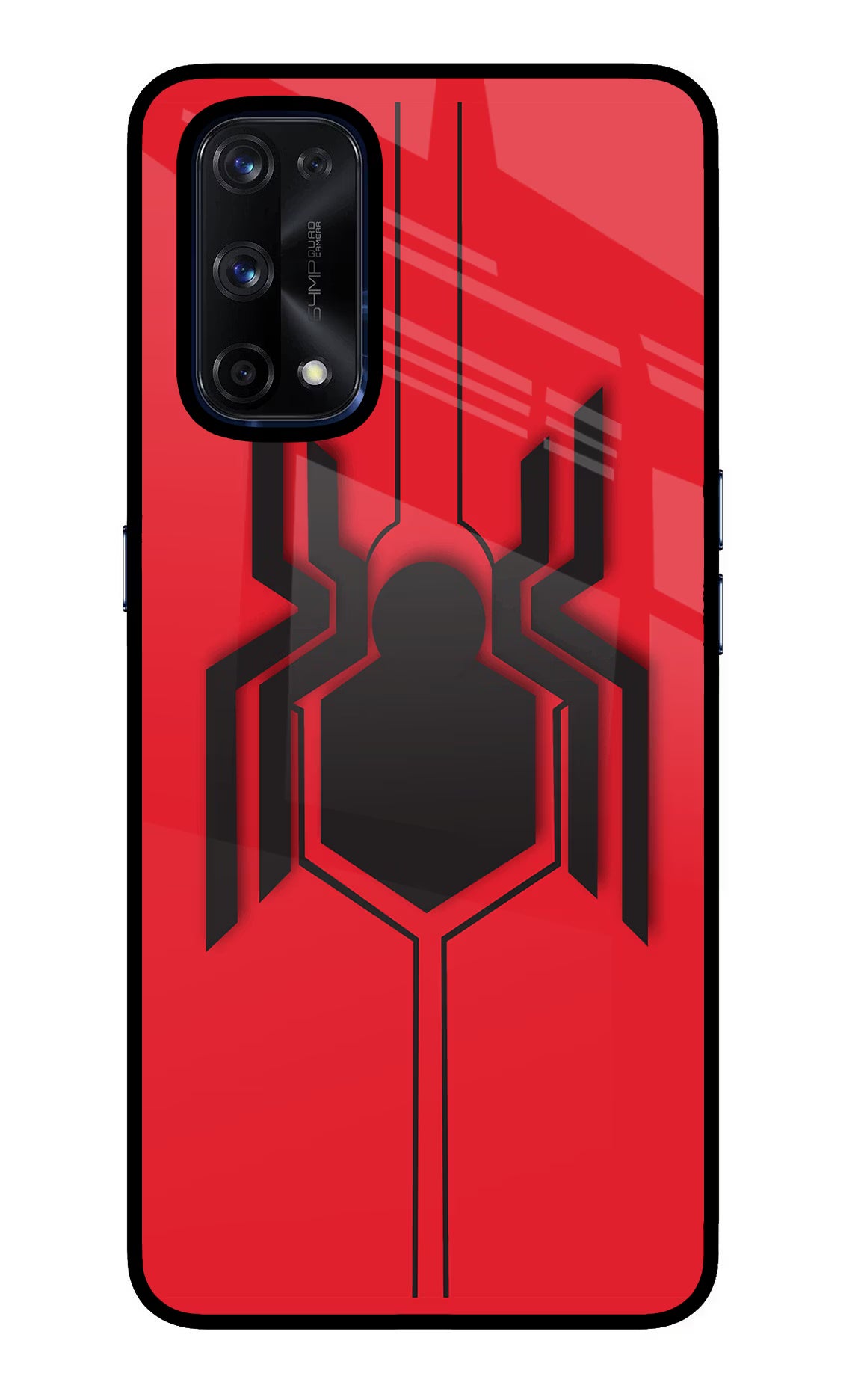 Spider Realme X7 Pro Glass Case Back Cover by Casekaro
