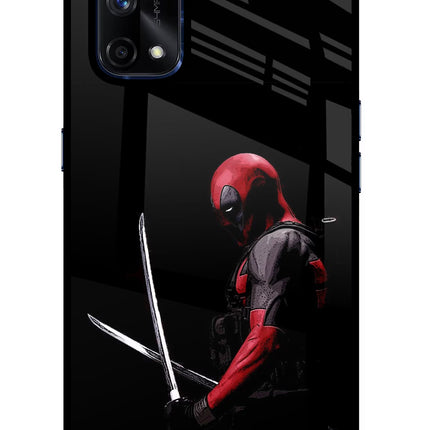 Deadpool Realme X7 Pro Glass Case Back Cover by Casekaro
