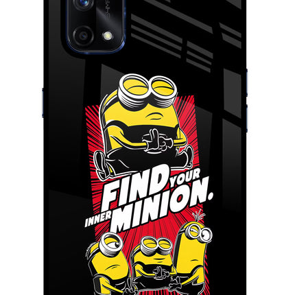 Find your inner Minion Realme X7 Pro Glass Case Back Cover by Casekaro