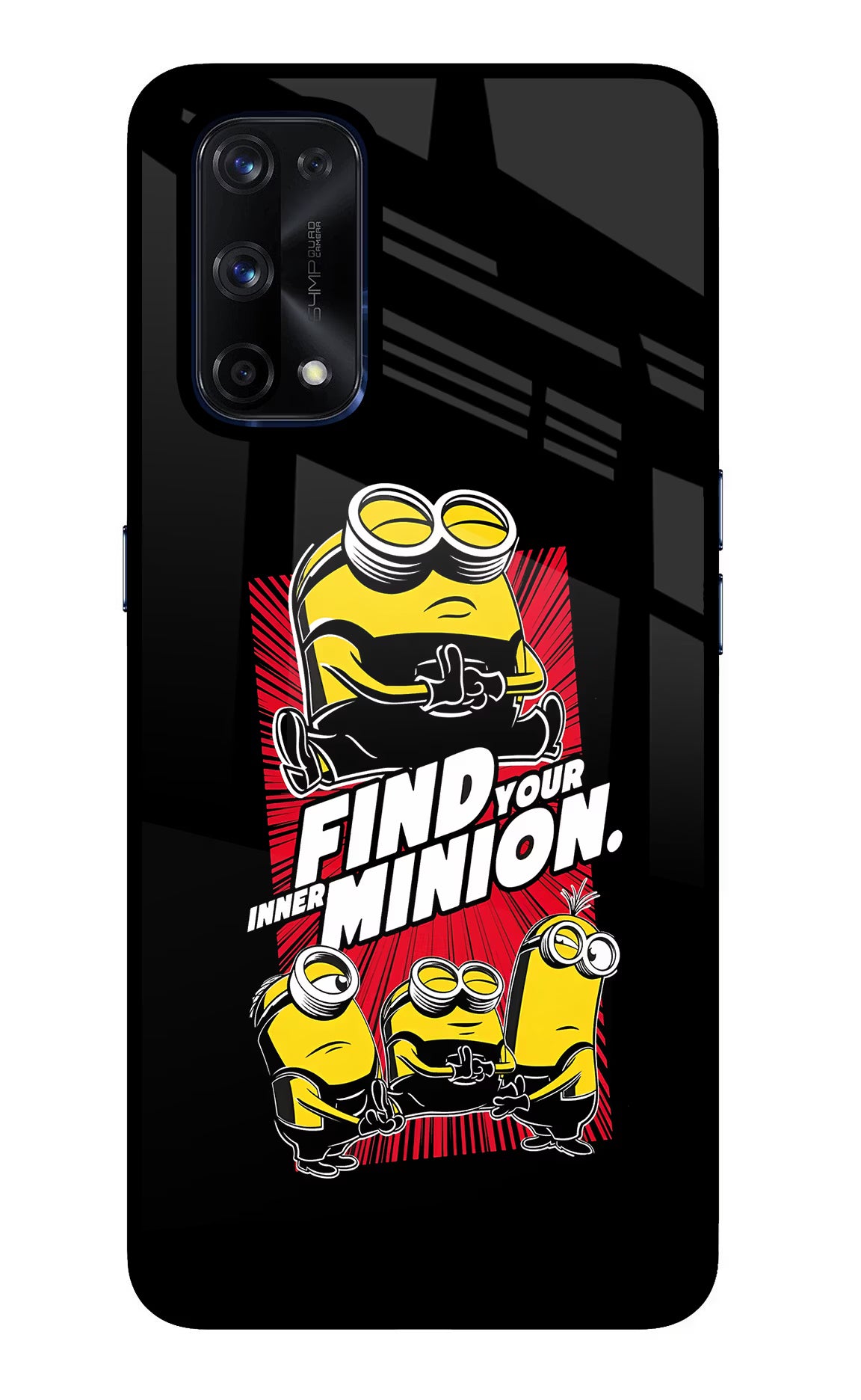 Find your inner Minion Realme X7 Pro Glass Case