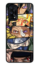 Naruto Character Realme X7 Pro Glass Case