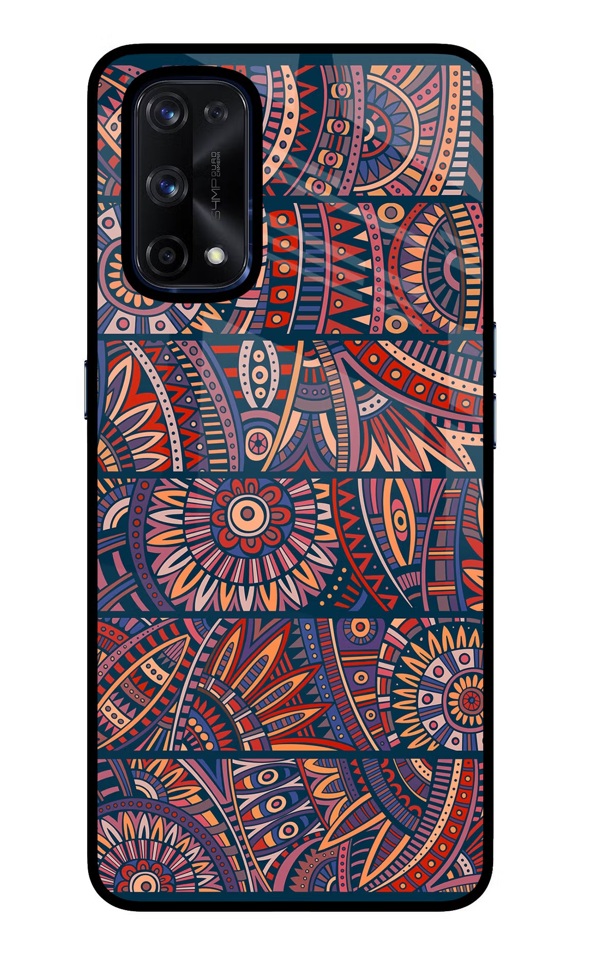 African Culture Design Realme X7 Pro Glass Case