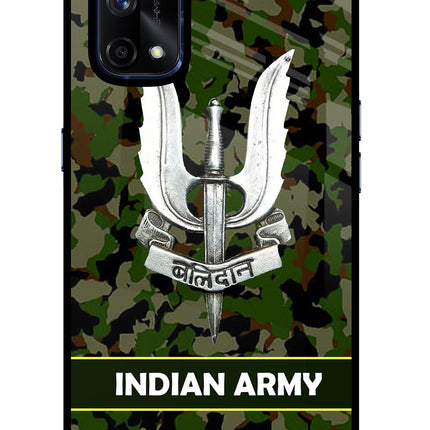 Balidan Indian Logo Realme X7 Pro Glass Case Back Cover by Casekaro