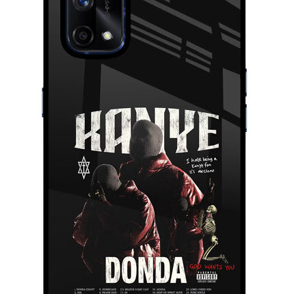 Donda Kanye West Realme X7 Pro Glass Case Back Cover by Casekaro