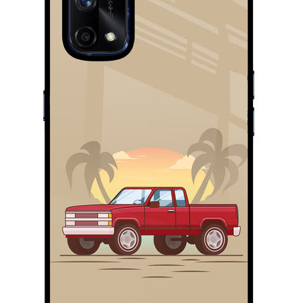 Desert Classic Drive Realme X7 Pro Glass Case Back Cover by Casekaro