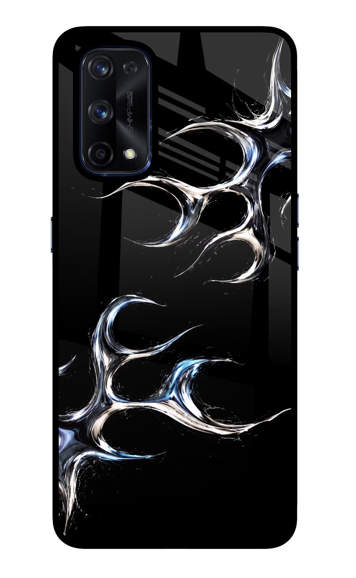Chrome Tribal Realme X7 Pro Glass Case Back Cover by Casekaro