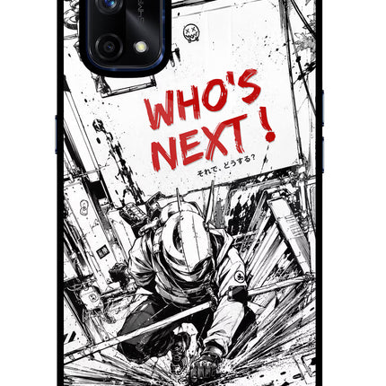 Who's Next Realme X7 Pro Glass Case Back Cover by Casekaro