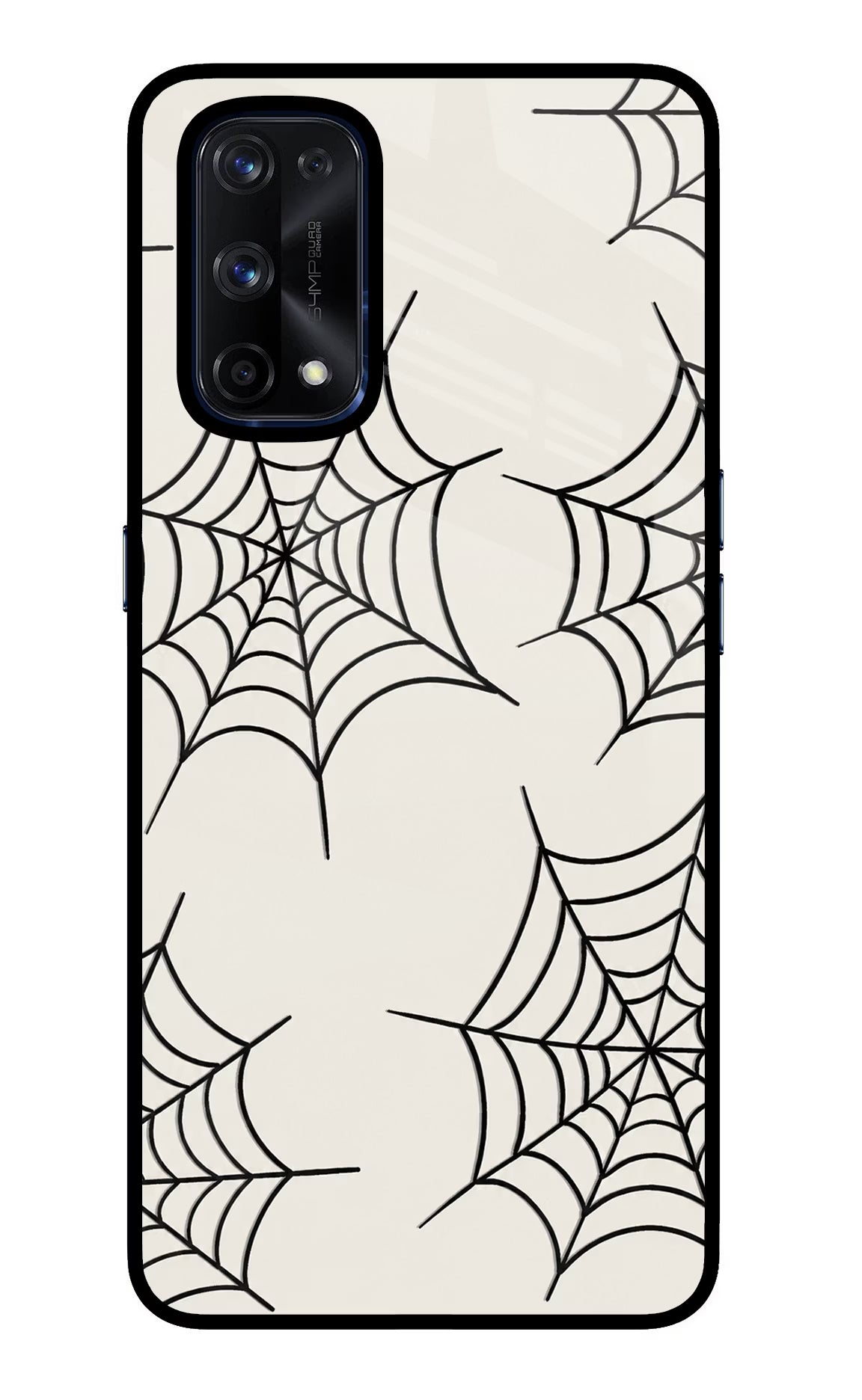 Spider Web Realme X7 Pro Glass Case