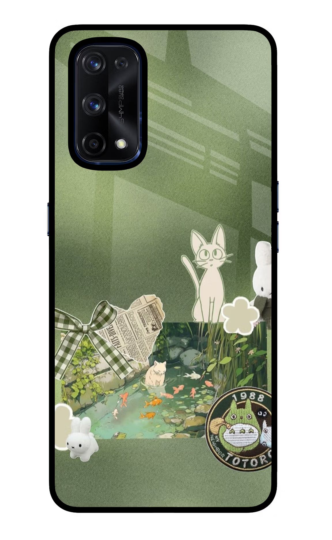 Aesthetic anime Realme X7 Pro Glass Case