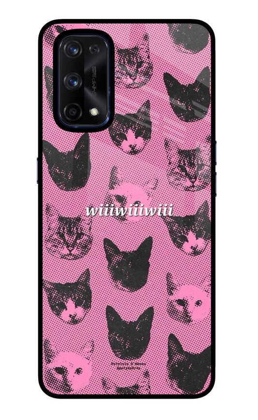 Pink Cats Realme X7 Pro Glass Case