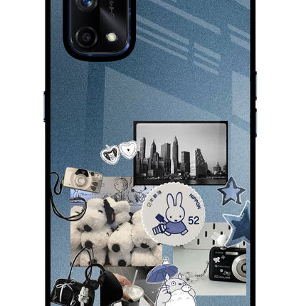 Miffy Realme X7 Pro Glass Case Back Cover by Casekaro