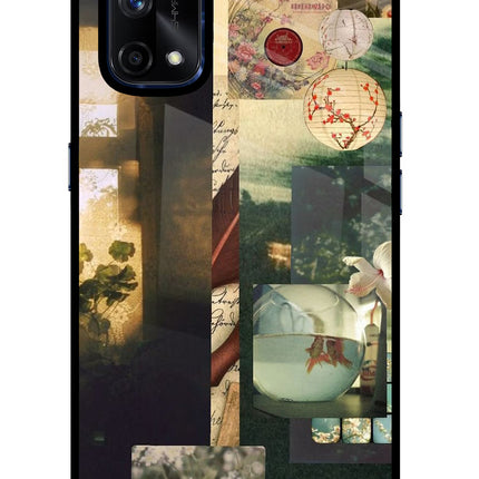 Summer Realme X7 Pro Glass Case Back Cover by Casekaro