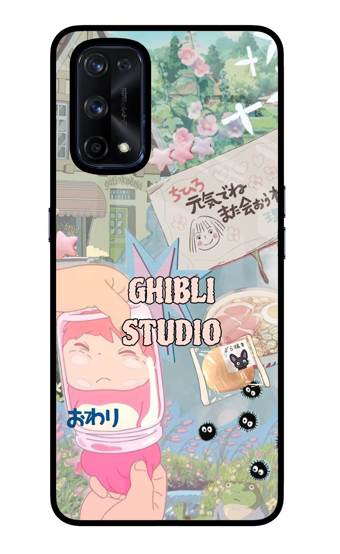 Studio Ghibli Realme X7 Pro Glass Case