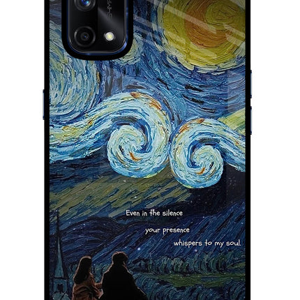 Softcore Realme X7 Pro Glass Case Back Cover by Casekaro