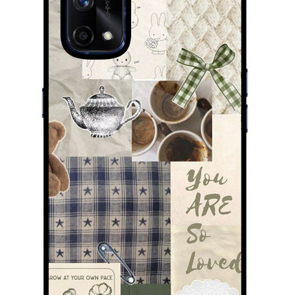 Cookie Realme X7 Pro Glass Case Back Cover by Casekaro