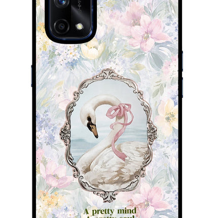 Pretty Mind Pretty Soul Realme X7 Pro Glass Case Back Cover by Casekaro
