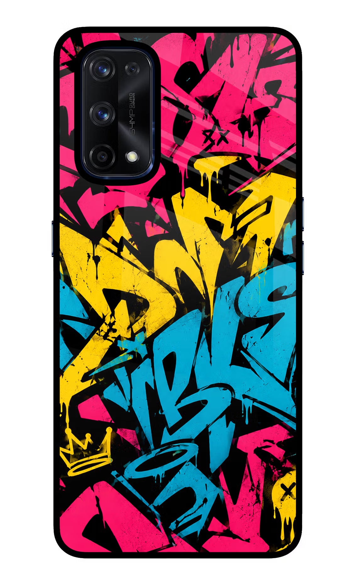 Graffiti Vibe Realme X7 Pro Glass Case