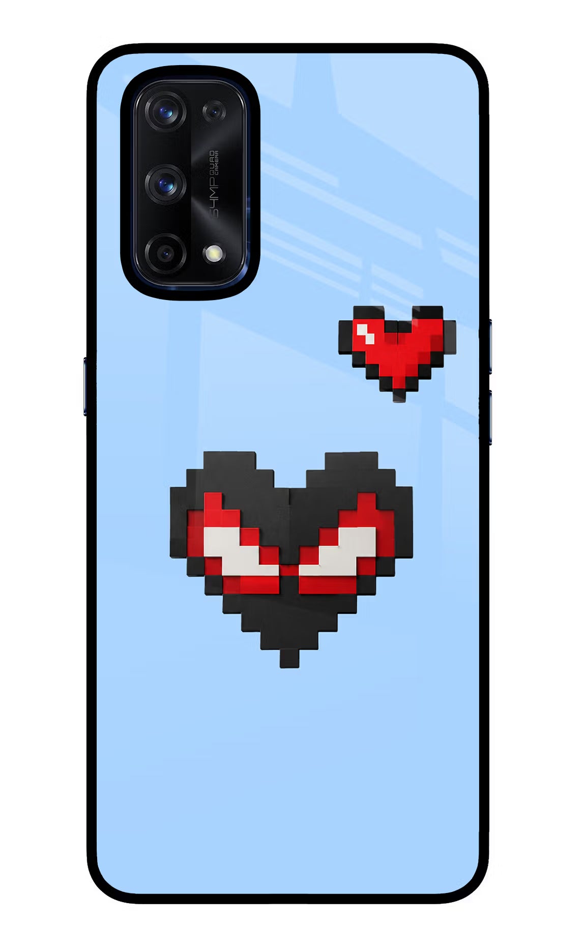 Peter Heart Realme X7 Pro Glass Case
