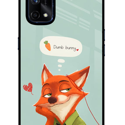 Nick Charm Realme X7 Pro Glass Case Back Cover by Casekaro