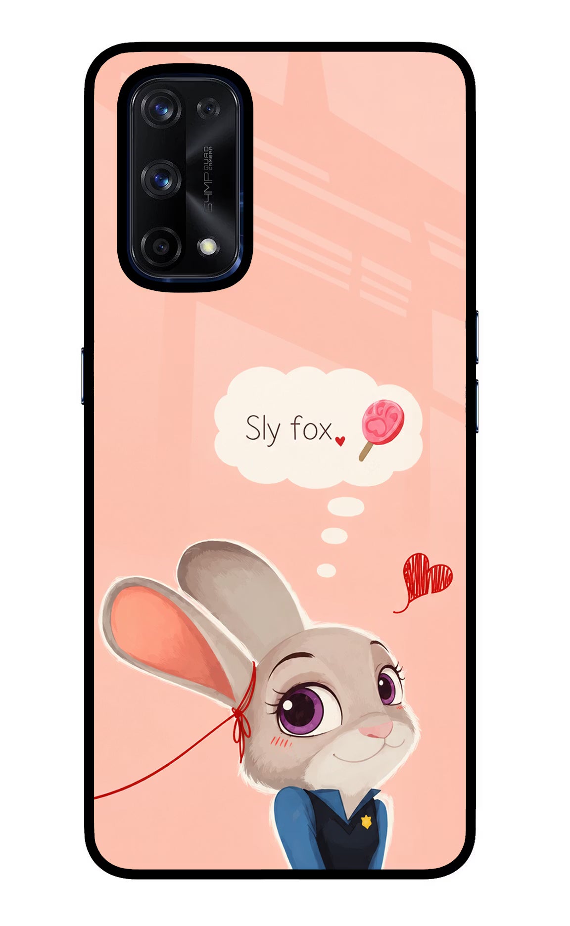 Judy Charm Realme X7 Pro Glass Case