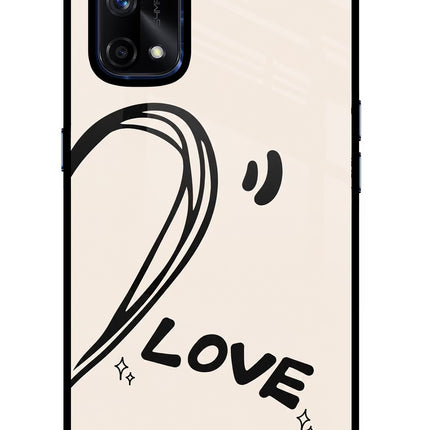 Soul Line Realme X7 Pro Glass Case Back Cover by Casekaro