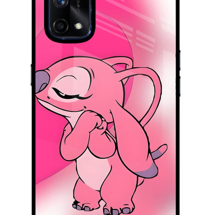 Angel Hug Realme X7 Pro Glass Case Back Cover by Casekaro