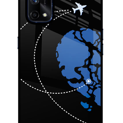 Love Orbit Realme X7 Pro Glass Case Back Cover by Casekaro