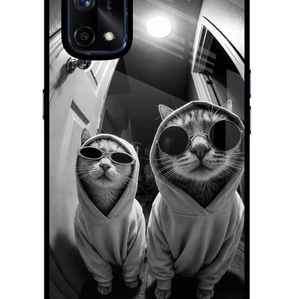 Hood Cats Realme X7 Pro Glass Case